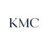 KMC logo in black on a white background